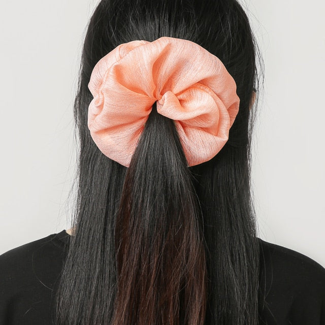 Oversized Silk Hair Scrunchies