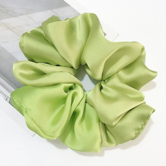 Oversized Silk Hair Scrunchies
