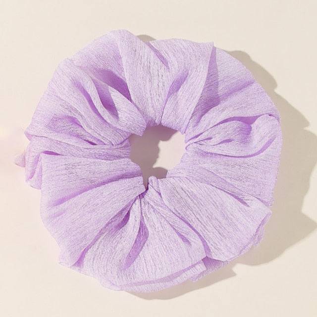 Oversized Silk Hair Scrunchies
