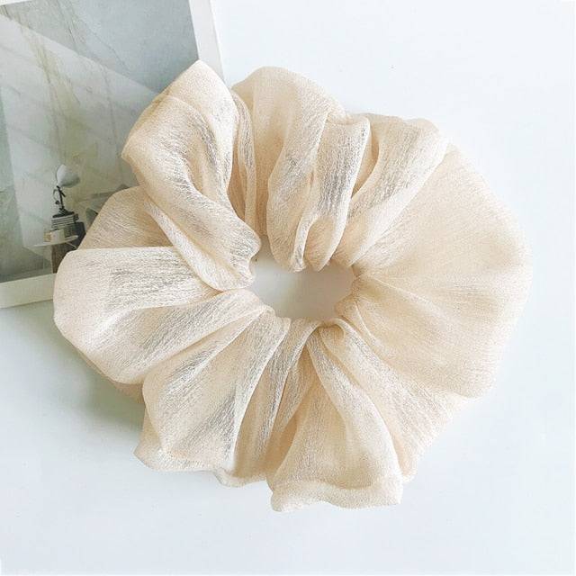 Oversized Silk Hair Scrunchies