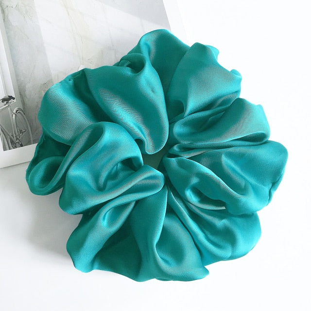 Oversized Silk Hair Scrunchies