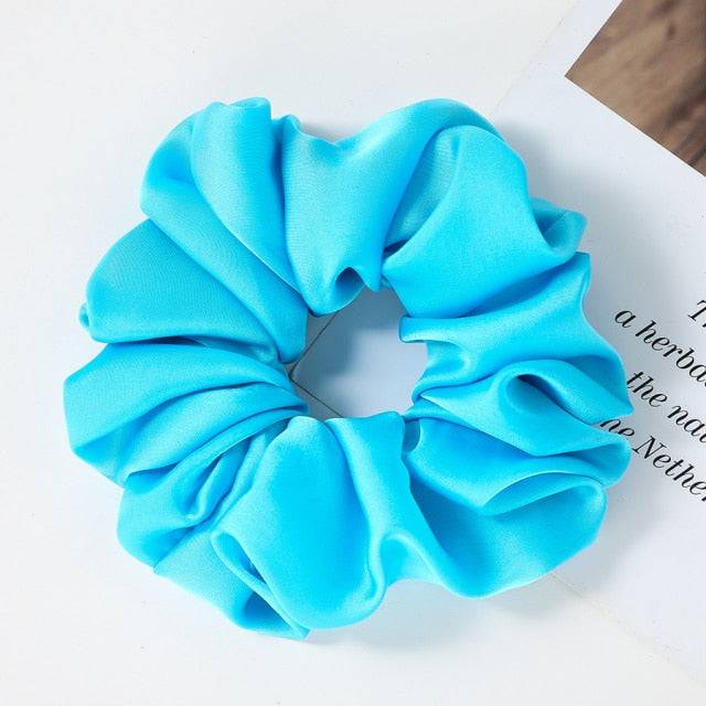 Oversized Silk Hair Scrunchies