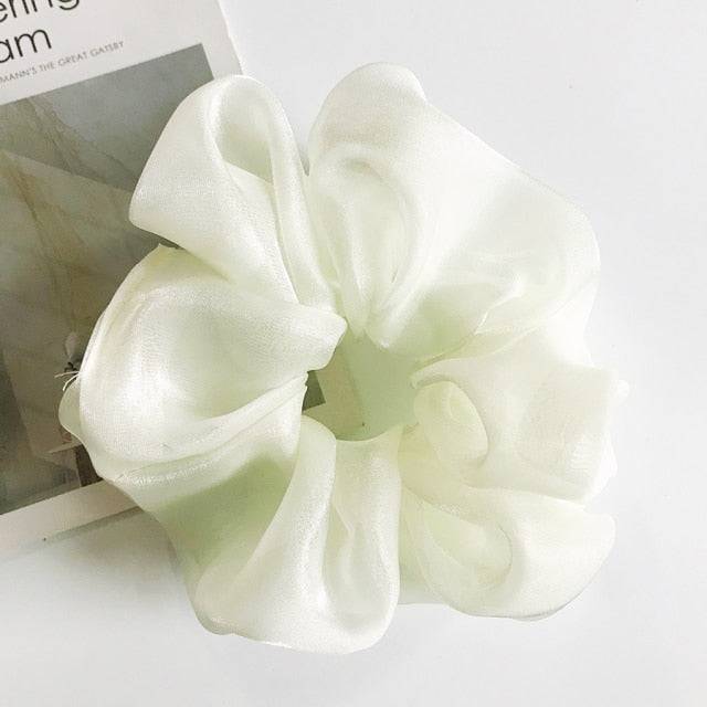 Oversized Silk Hair Scrunchies