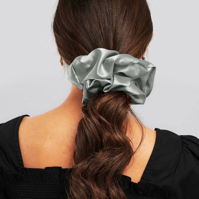 Oversized Silk Hair Scrunchies