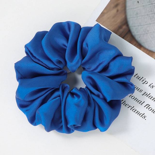 Oversized Silk Hair Scrunchies