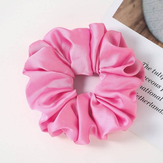 Oversized Silk Hair Scrunchies