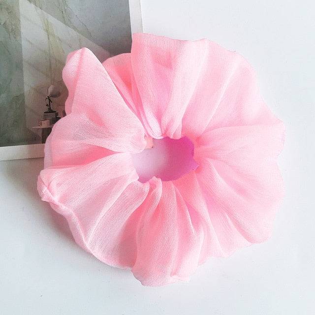 Oversized Silk Hair Scrunchies