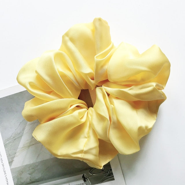 Oversized Silk Hair Scrunchies
