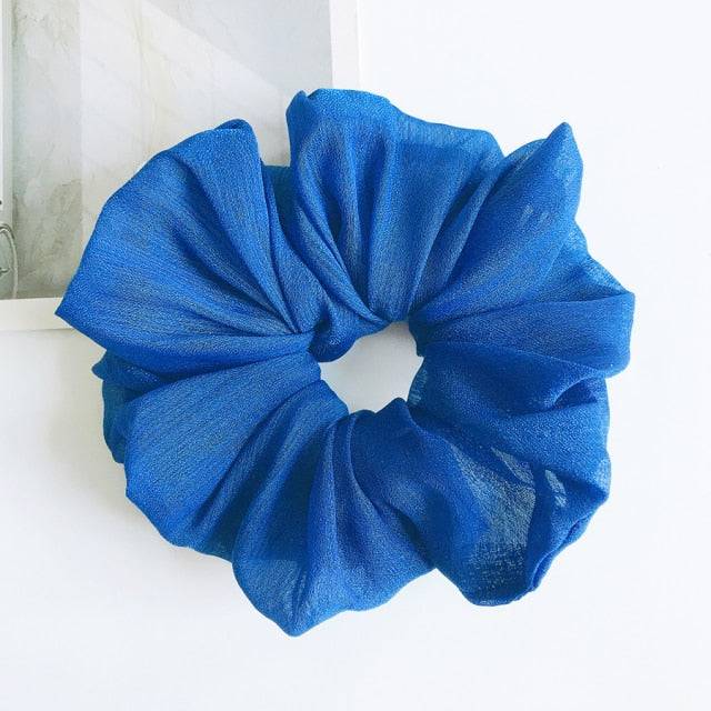 Oversized Silk Hair Scrunchies