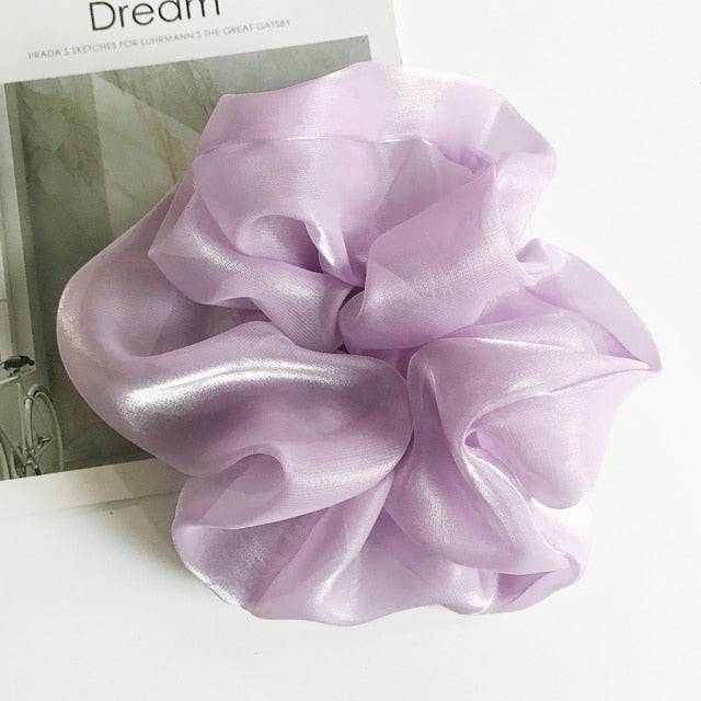 Oversized Silk Hair Scrunchies