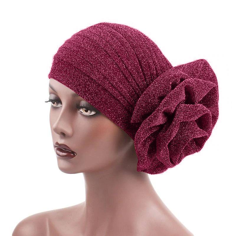 Prewrapped flower turban Perfect for Memorial Day 2024