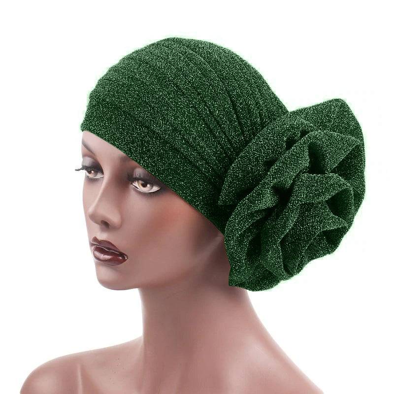 Prewrapped flower turban Perfect for Memorial Day 2024