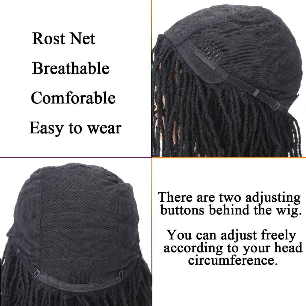 Easy to wear breathable High quality Loc Wig