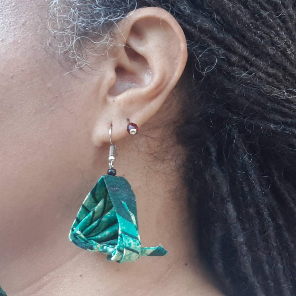 Angisa Earrings Handmade from Suriname