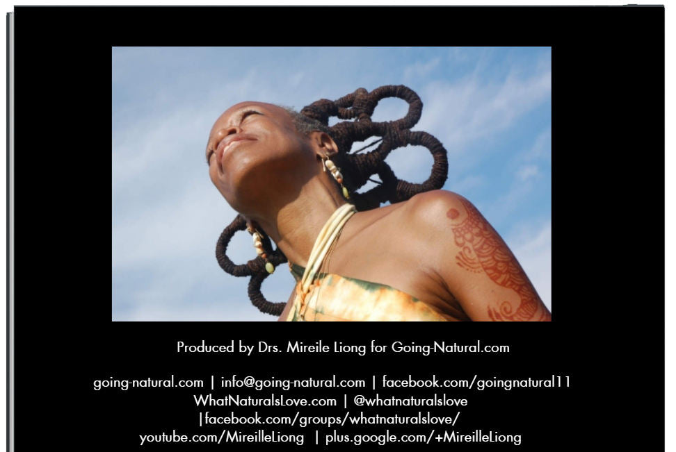 Woman with intricate natural hairstyle featured in &