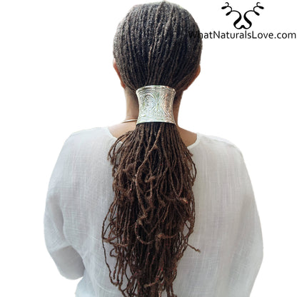 Adjustable Non-damaging Hair Cuff for Locs, Sisterlocks, Dreadlocks and Braids Classic Perfect for Mother&