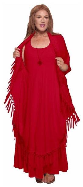 Moroccan Magic Dress with Fringes
