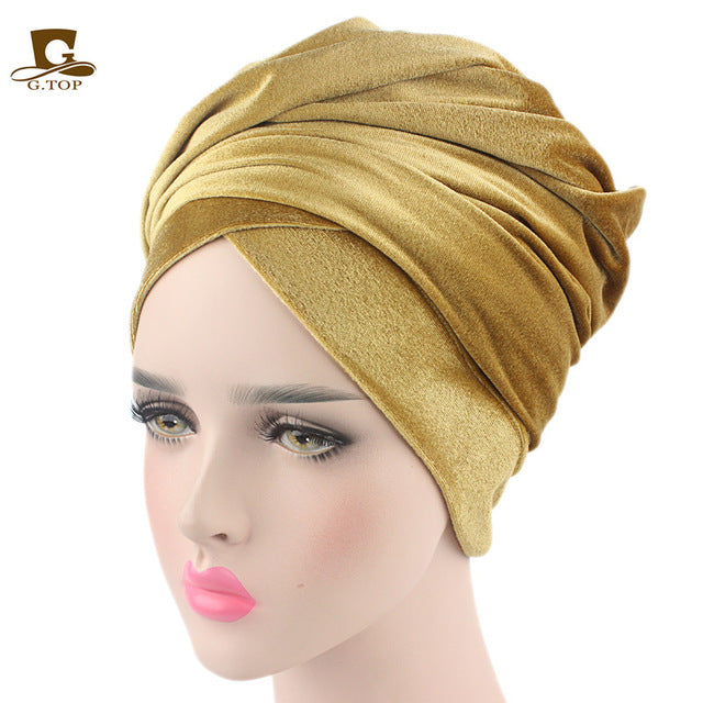 Classic timeless velvet head wrap for all hairstyles and all occasions