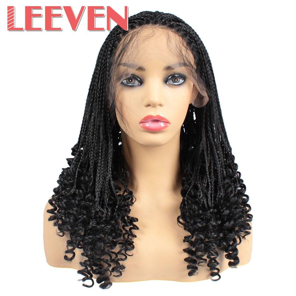 Pretty Curled Braids Lace Front Wig