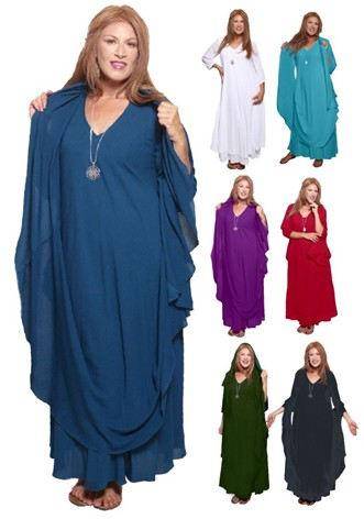 Moroccan Magic Dress with Fringes