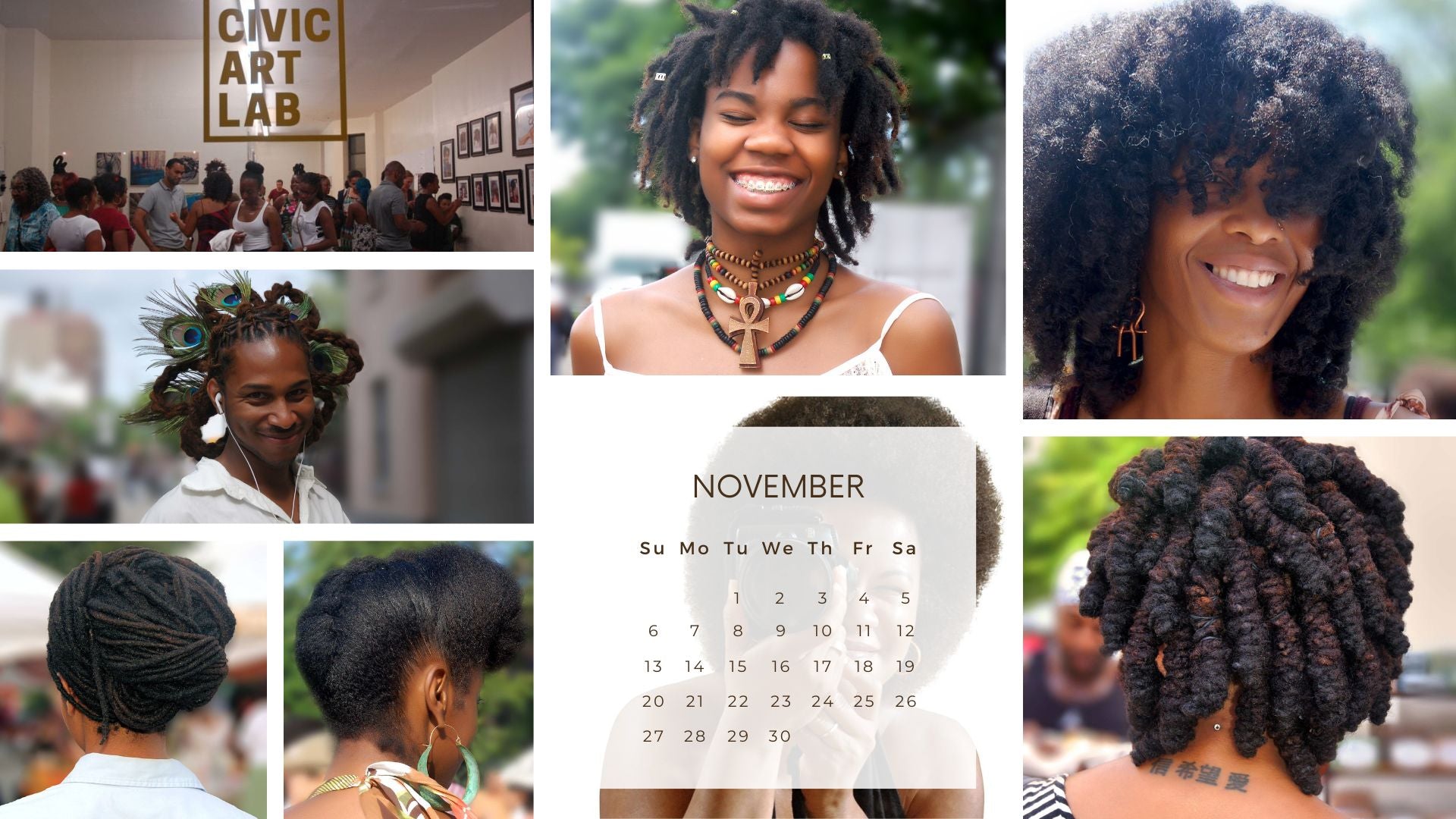 Collage of Bad hair Uprooted, the Untold history of Black Follicles