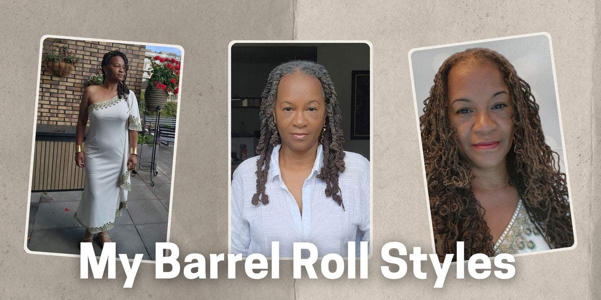 I Tried Barrel Roll Locs for the First Time — Here's How It Went