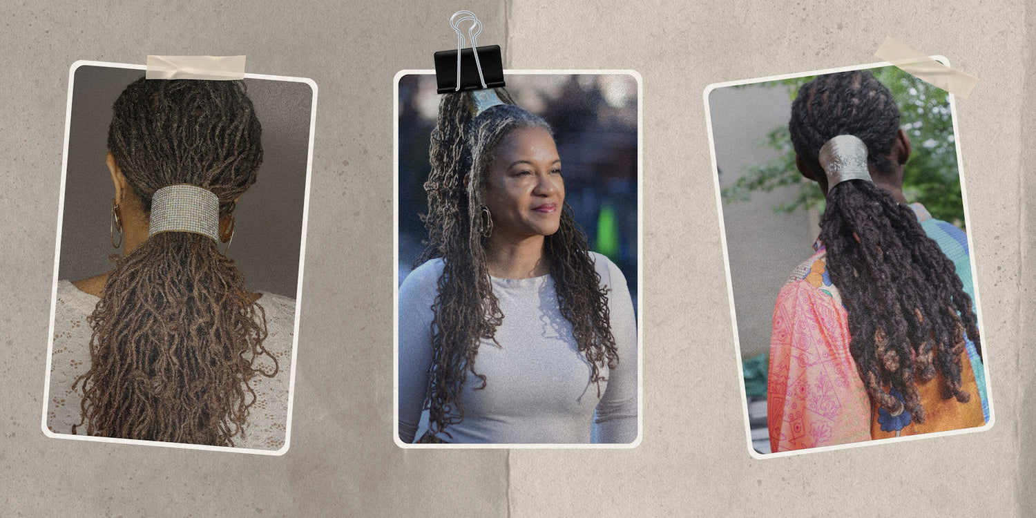 Crown Your Locs: How to Style Ponytails & Updos with Hair Cuffs