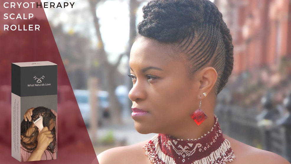 The Ultimate Solution for a Sensitive Scalp: Cryotherapy Scalp Roller for Locs, Sisterlocks, Braids, or Cornrows