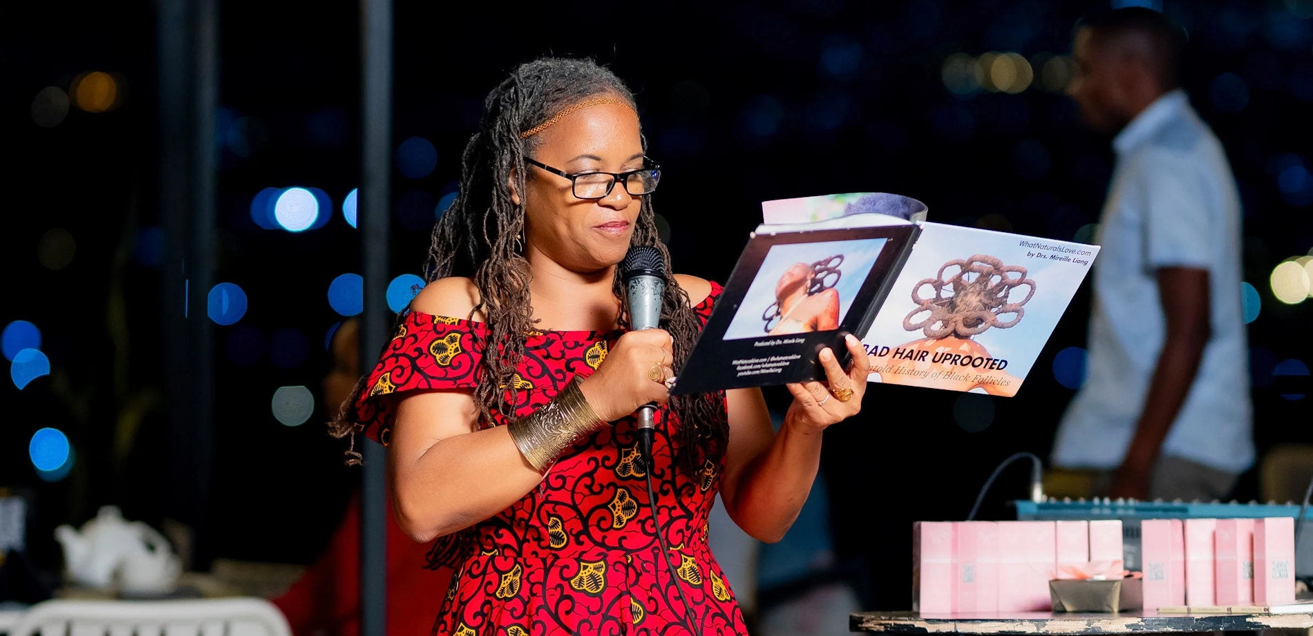 Drs. Mireille Liong at BAD Hair Uprooted in Kigali on IWD