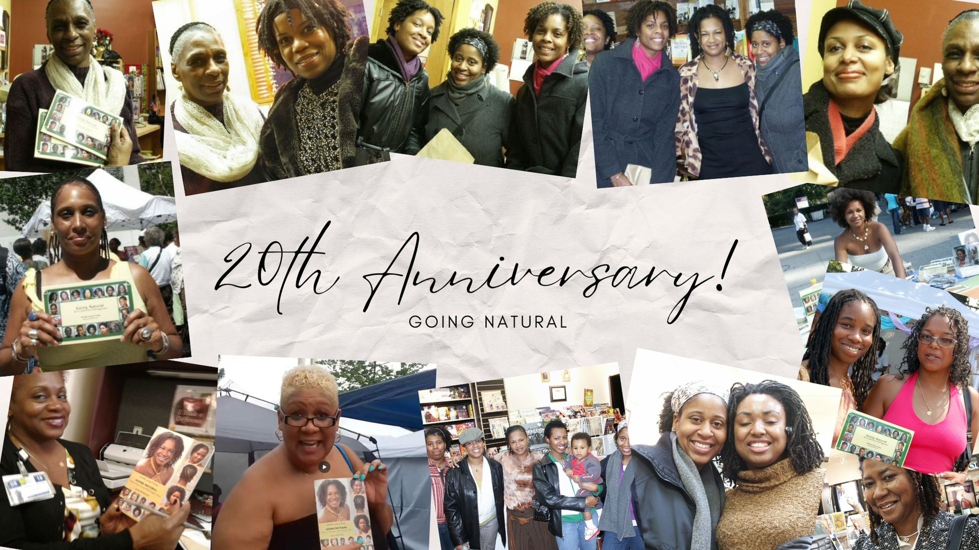 20th Anniversary of my book! Going Natural, How to Fall in Love with Nappy Hair