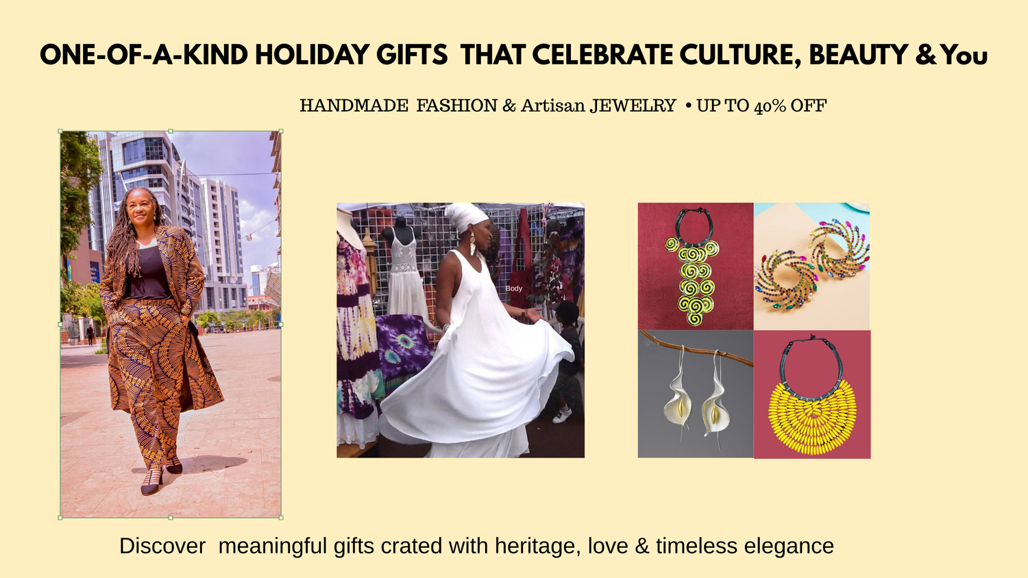 One-of-a-Kind Holiday Gifts That Celebrate Culture, Beauty & You — Up to 40% Off!