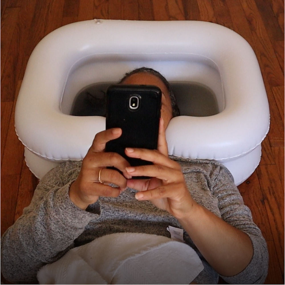 How to inflate and use the Hair & Spa Shampoo Basin