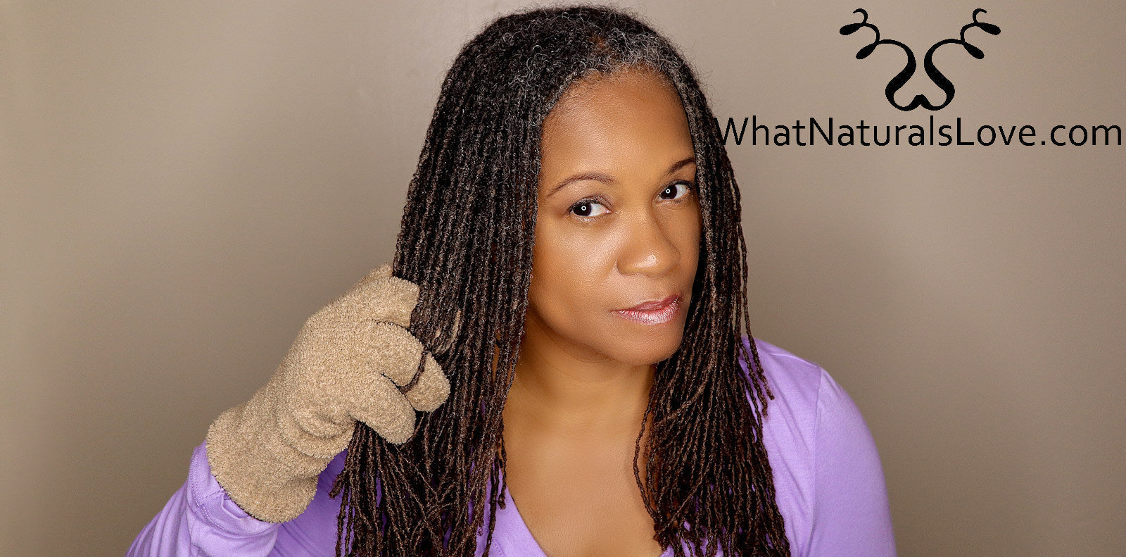 How to use the loc Glove on locs, Dreadlocks, Sisterlocks