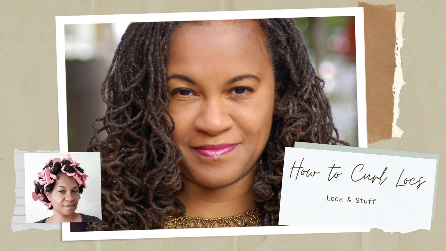 How to curl your locs with loc curlers