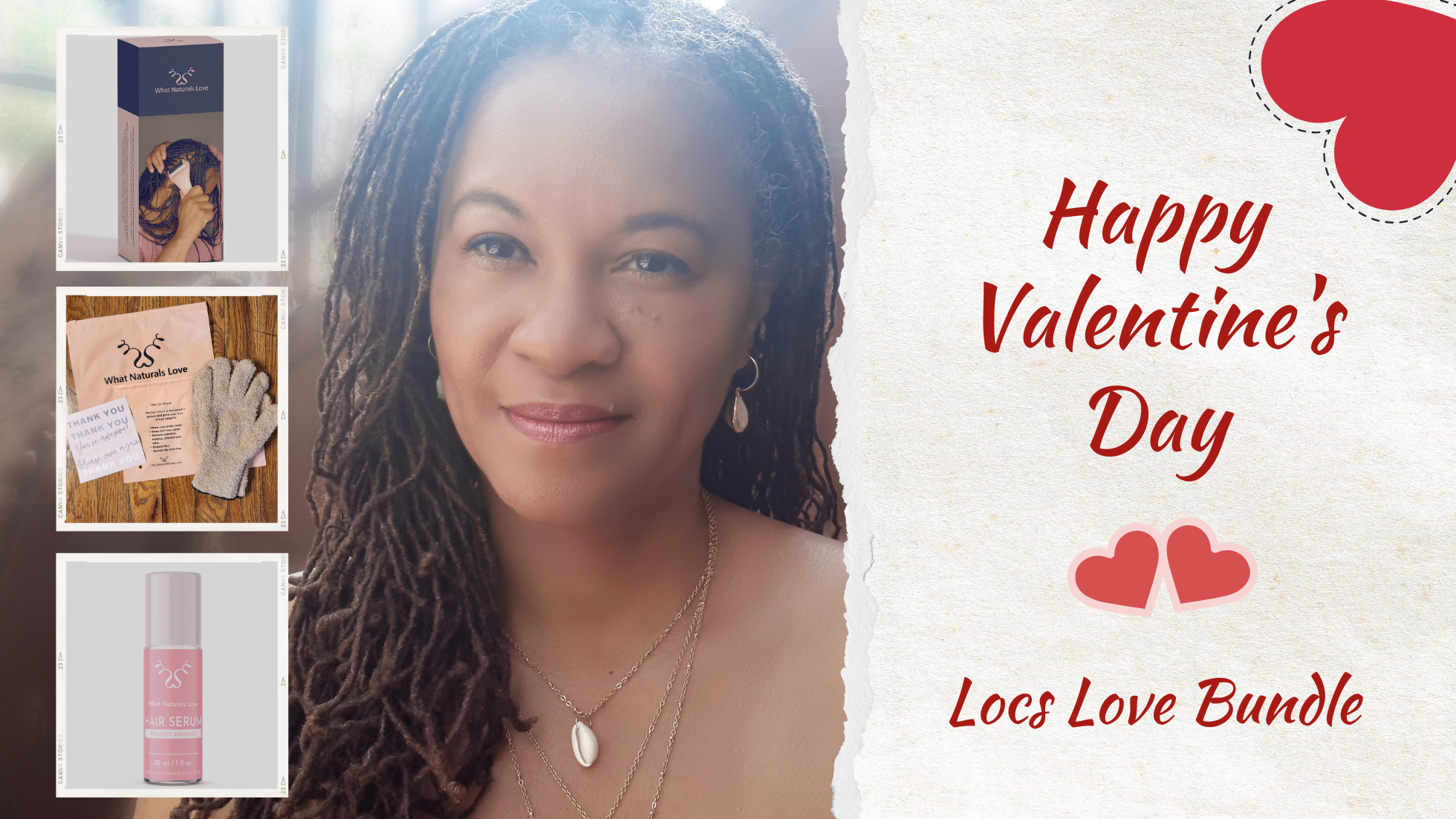 Valentine's Locs Love Bundle for Sisterlocks, Dreadlocks and Micro Locs