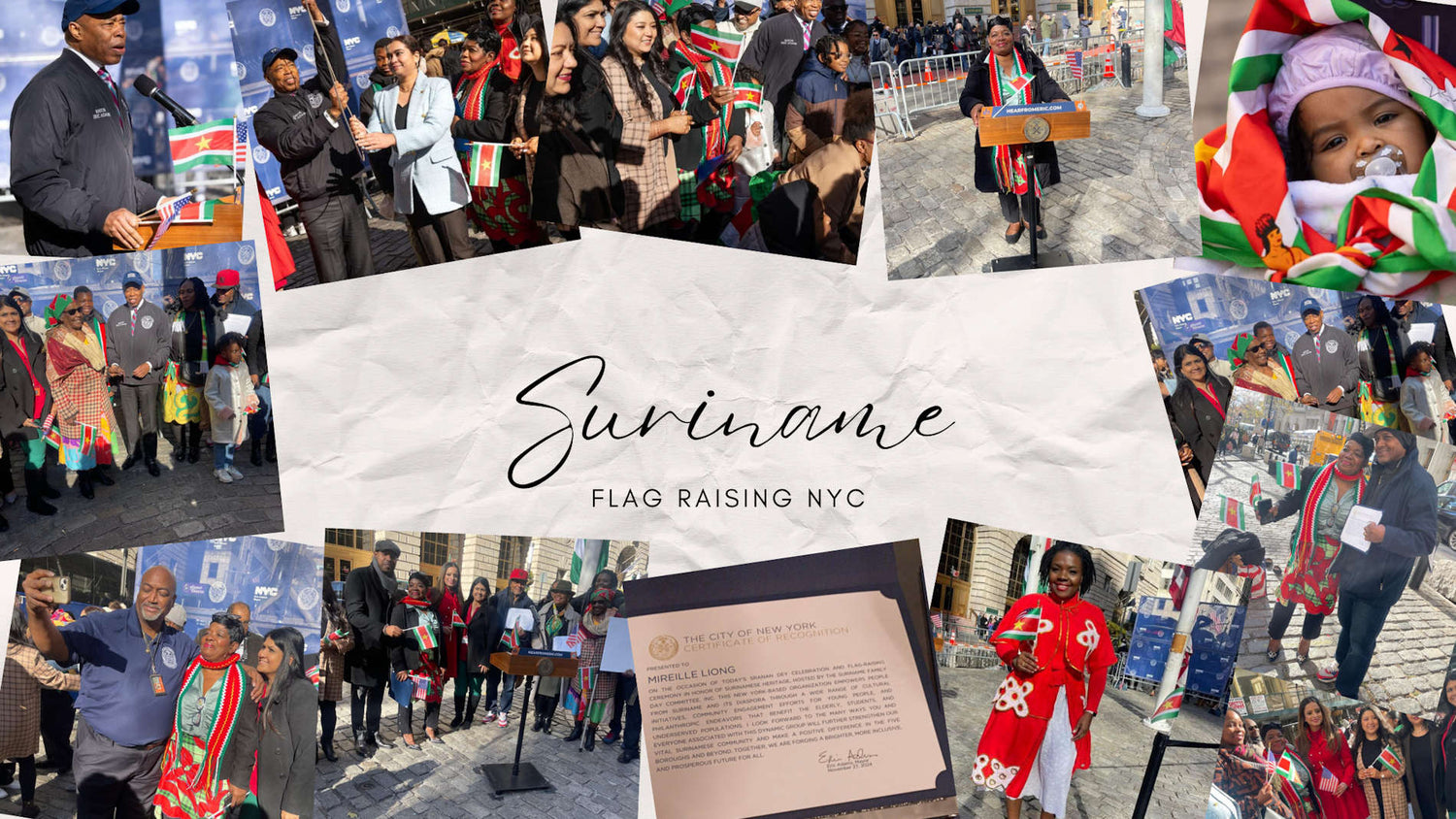 Flag Raising NYC Suriname Honoring Community, Culture, and Contributions