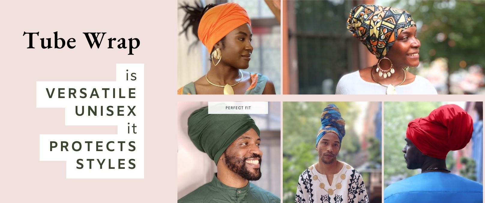 Tube Wrap to protect Locs, Sisterlocks and Dreadlocks