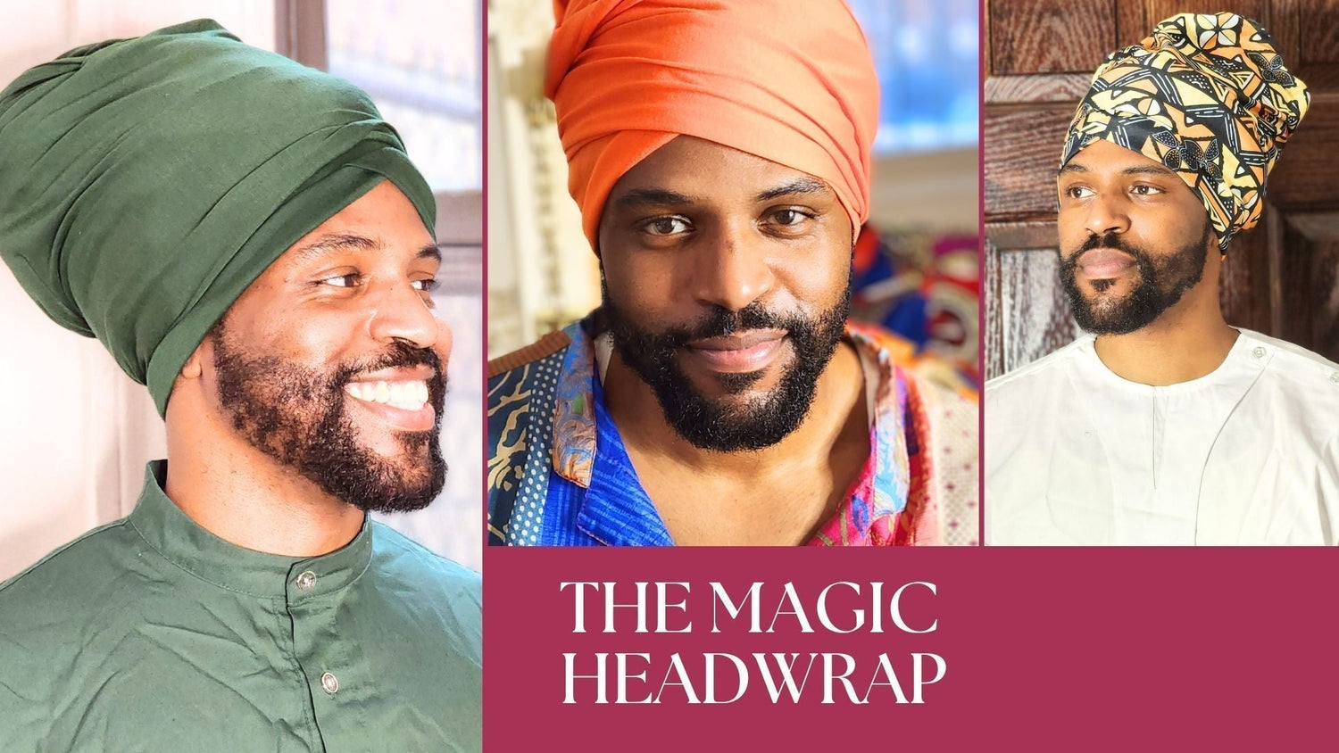 Actor Alphonso Walker Tries the Magic Headwrap