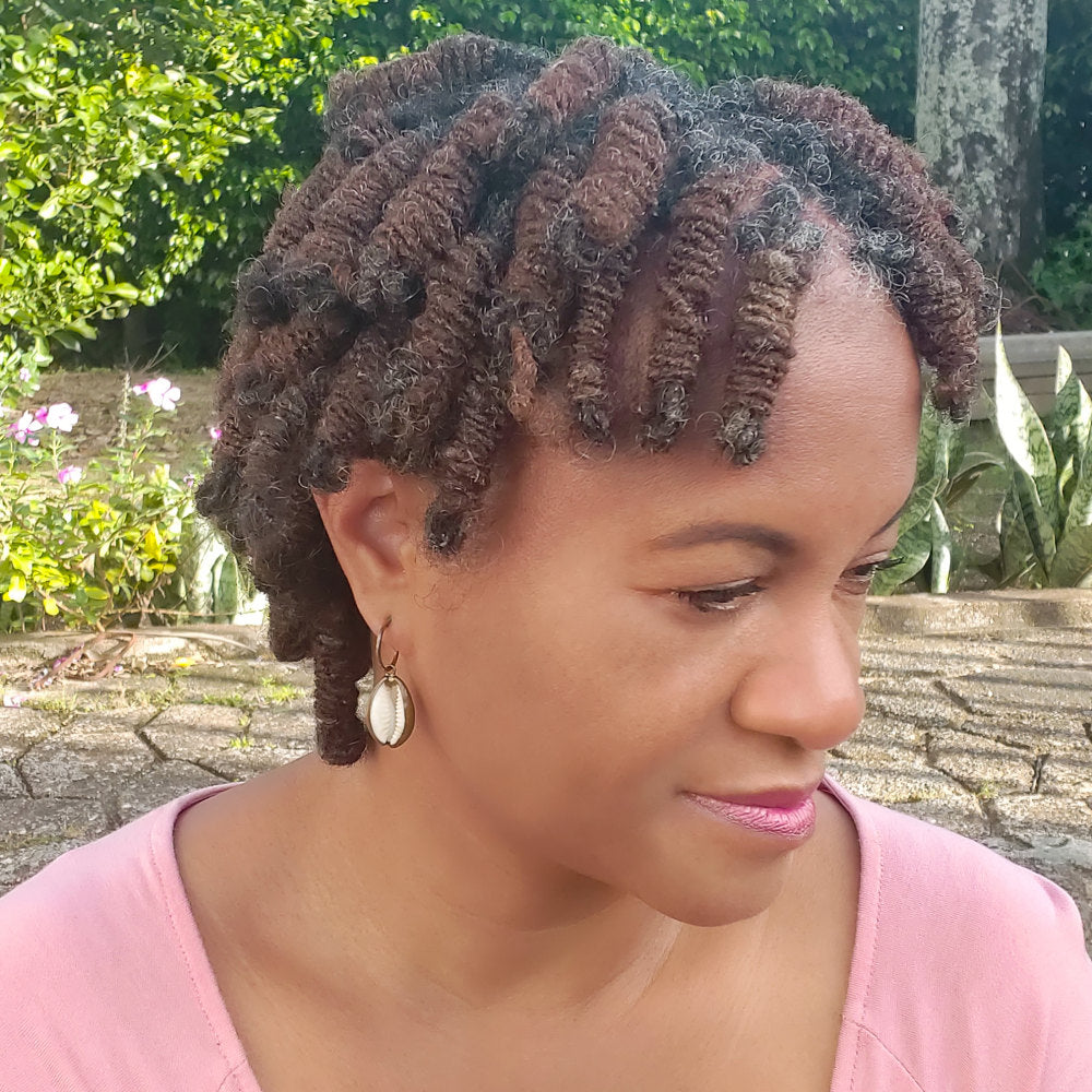 Barrel roll locs on micro braidlocs