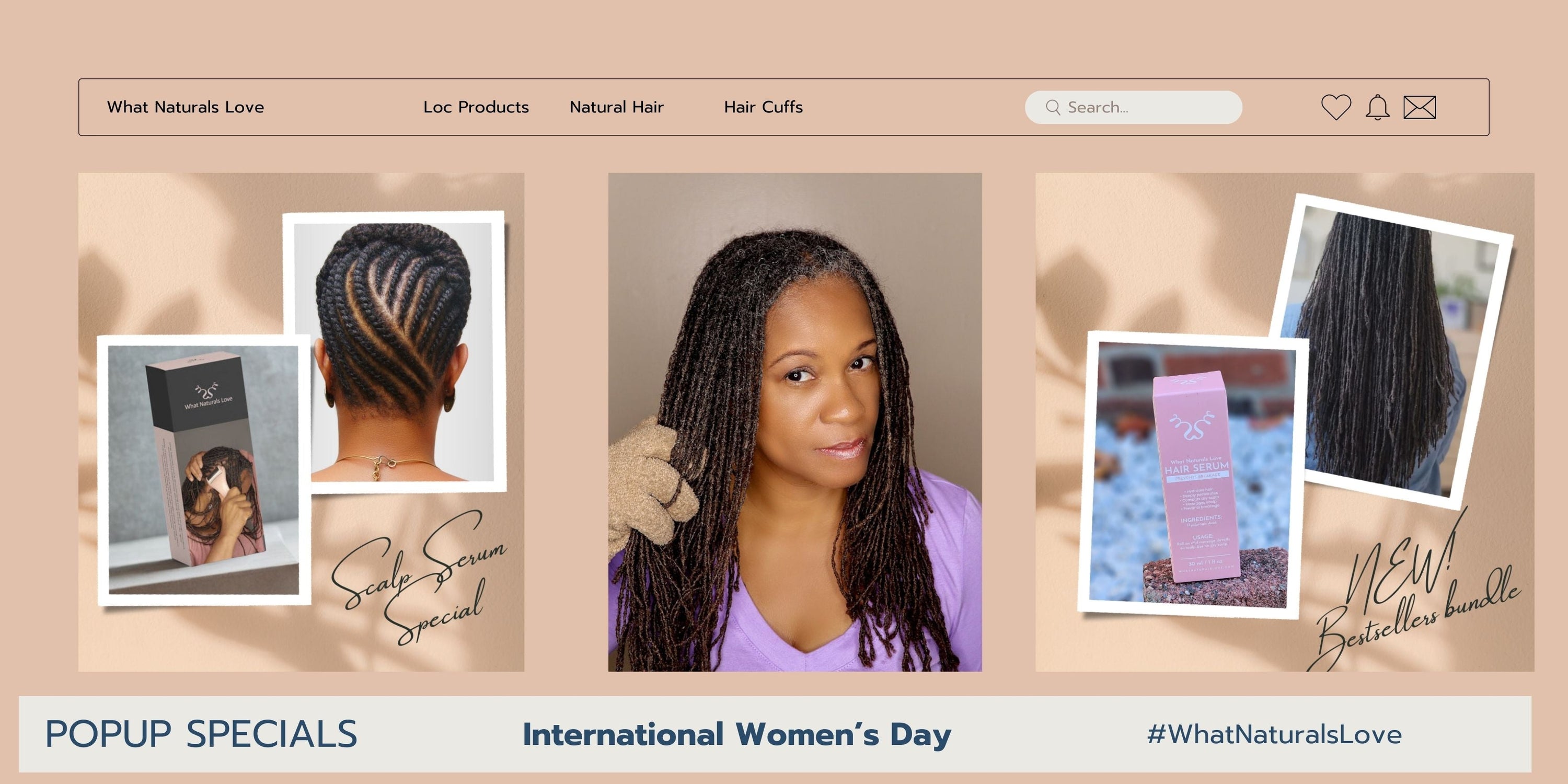 What Naturals Love Popup Shop for International Women’s Day Kigali&nbsp;