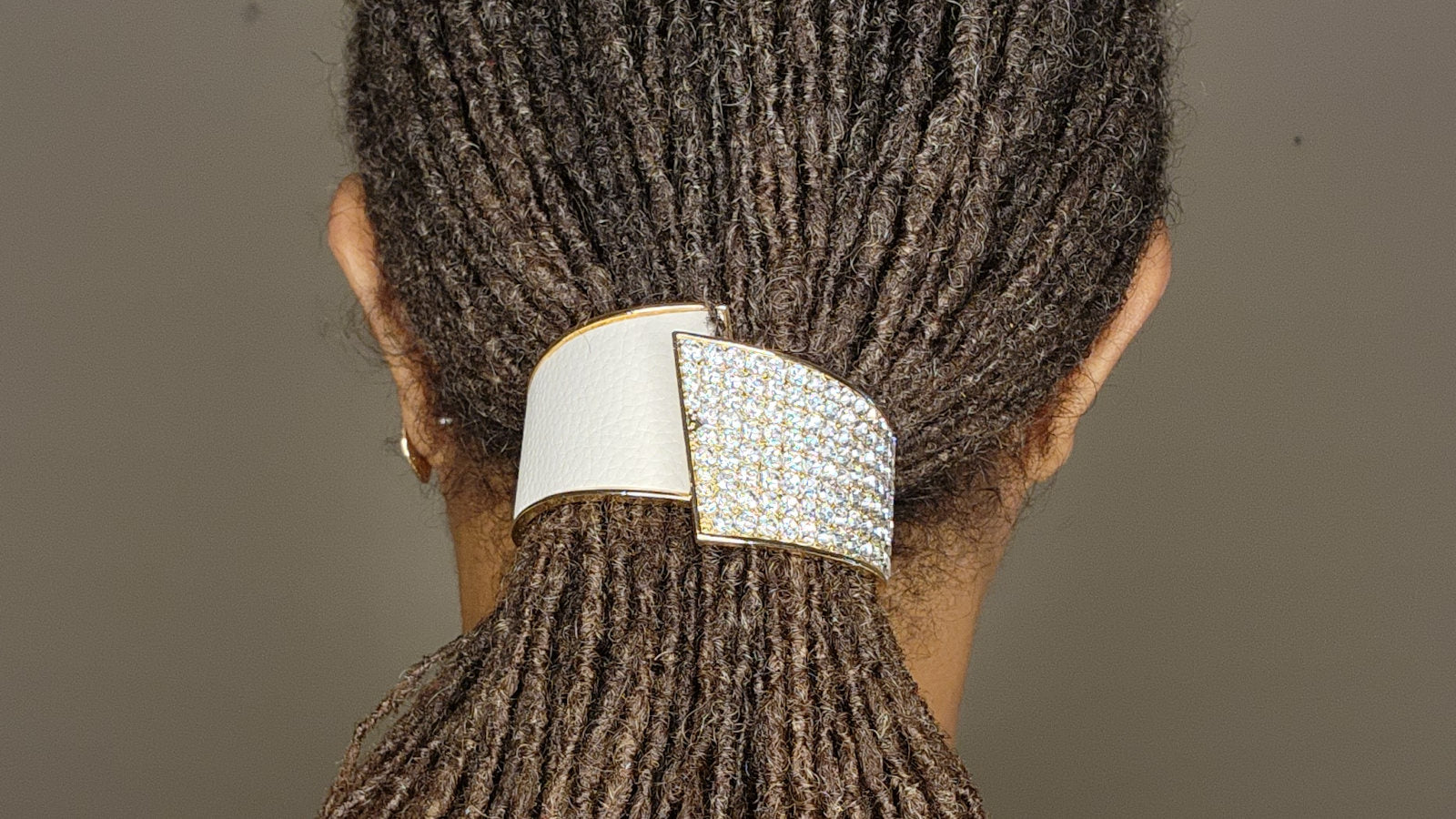  Golden Wings Hair Cuff for your locs, braids or natural hair.