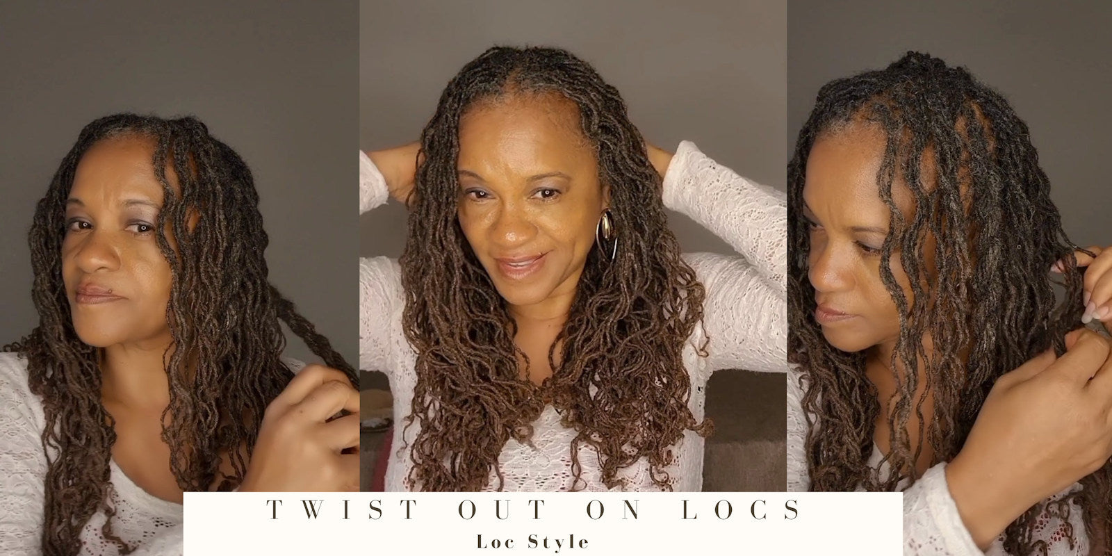 A Twist Out on Locs, an easy Hairstyle to add volume to your Sisterlocks, Micro locs or Dreadlocks
