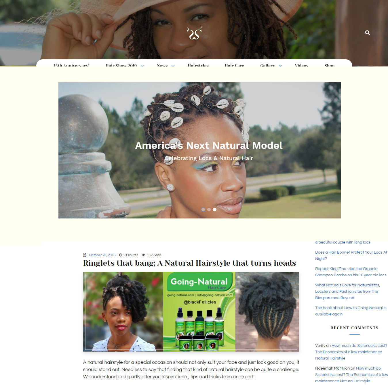Before WhatNaturalsLove there was Going Natural; a look back