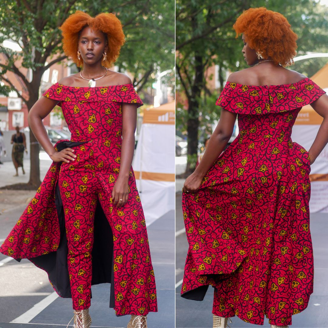 African Pantstuit for Stylish professionals