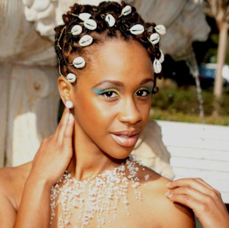Cowrie Shells for Locs for Brides
