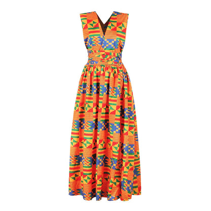 Infinity Maxi Dress Ankara African Print