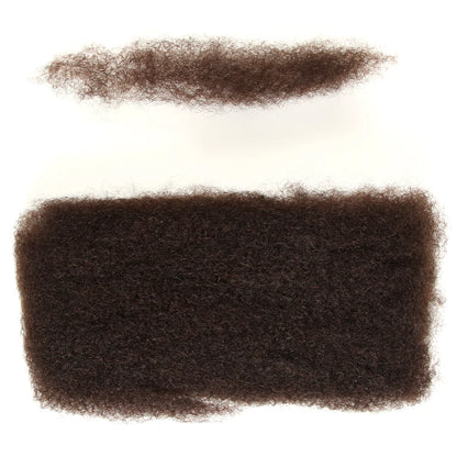 Afro Kinky Bulk Human Hair brown with ends