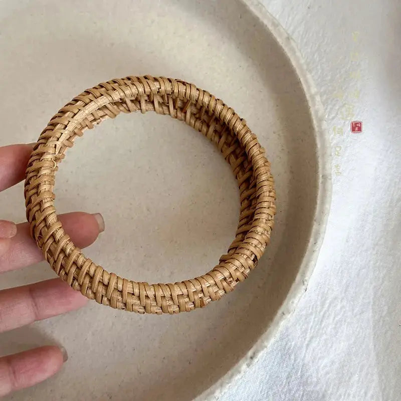 Bamboo &amp; Wood Bangle – Thin
