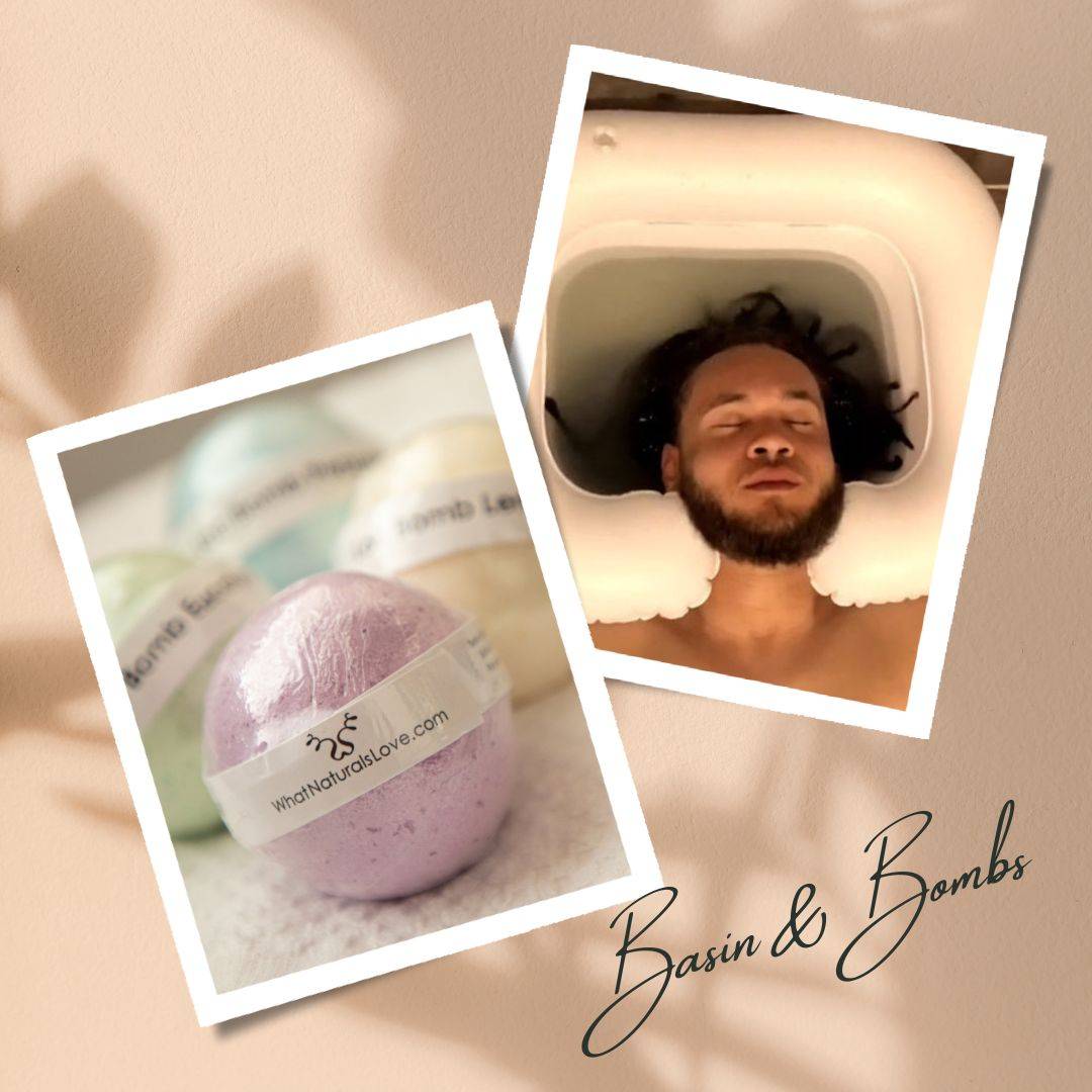 Organische shampoobommen voor locs