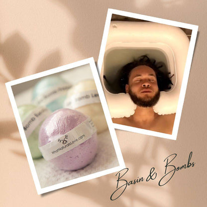 Organische shampoobommen voor locs